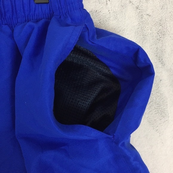 Nike Board Shorts Mens Large 30W Royal Blue Lined Swim Trunks - Picture 2 of 7